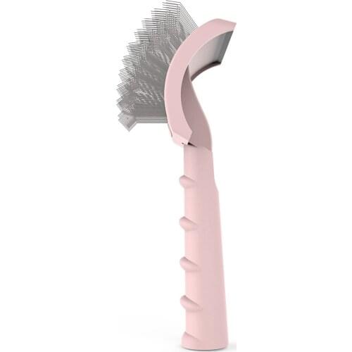 Dog comb pet supplies, cat and dog long needle hair brush, grooming hair removal brush, dog cat needle comb, thick hair dog comb