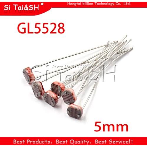 30pcs Photo Light Sensitive Resistor Photoresistor Optoresistor 5mm GL5528 DIP New Original