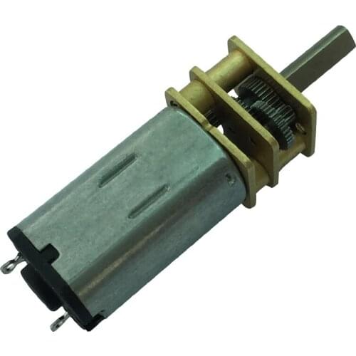 JGA12N30 Micro Gear Motors 3V 6V 12V Smart Car Motors 23/35/47/70/140/235/280/470RPM