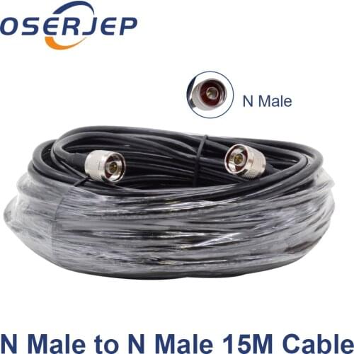 RG6 50-5 Cable for 2g 3G 4G lte 800 900 1800 2100 2600 2300 Mhz Signal Repeater Yagi Log Omni Ceiling Antenna 15M