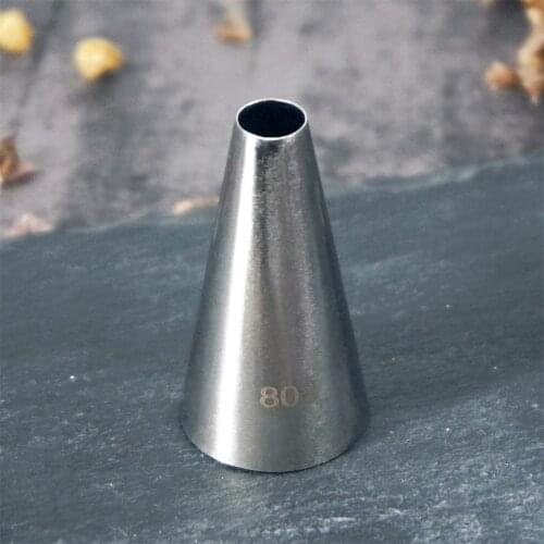 #803 Round Piping Nozzles Pastry Tips Cake Cream Decorating Baking Tool Stainless Steel Cupcake Cookie Icing Macaroon