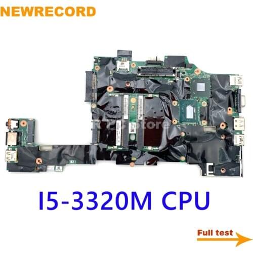 NEWRECORD 11297-1 04W6802 04Y2036 04W6716 04X3740 For LENOVO Thinkpad X230T X230 Laptop motherboard I5-3320M CPU main board
