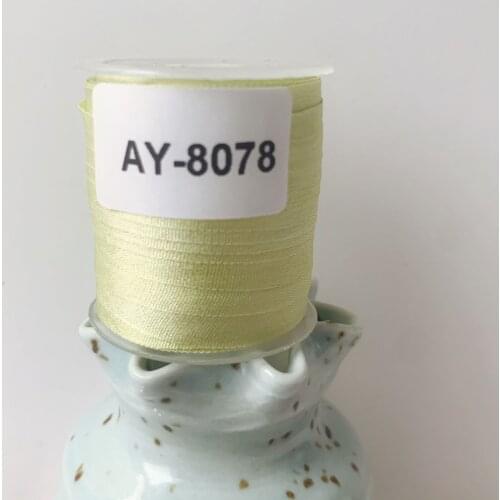 AY-8078 A Roll Wholesale 2mm-36mm 100% Pure Silk Embroidery Ribbons Handcraft Supply Double Faced Thin Taffeta Silk Ribbon