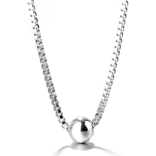 Simple Women Beads Chokers Necklaces Jewelry Korean Minimalist Short Statement Necklace for Female Collare