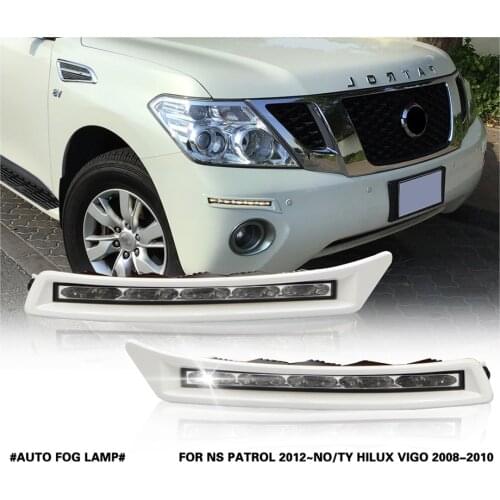 Suitable for Nissan 2012-2016 Touro front LED fog lamp assembly, modified daytime running light front bumper light