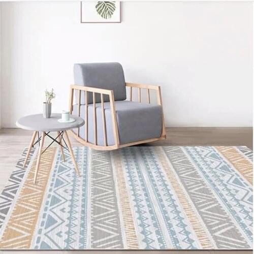 Tapis Salon Nordic Carpet Living Room Geometric Mat Sofa Coffee Table Rug Bedroom Bedside Blanket Alfombra ковер Tapetes De Sala