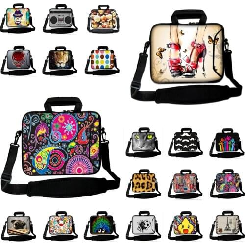 Universal Womens' Laptop Briefcase 10 12 13 14 15 17 Bag Mens Notebook Carry Shoulder Strap Handle Case Shockproof Pouch Retail