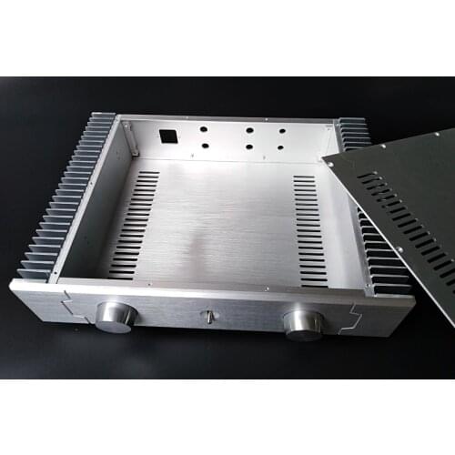 High Efficiency Heat Dissipation amp case Small Class A amplifier box SD4309B All Aluminum Power Amplifier Chassis 430*90*308mm