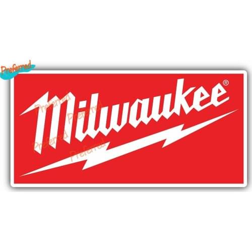 High Quality Decals Exterior Accessories Milwaukee Tools Tool USA Red Car Bumper Window Tool Box Sticker Decal JDM Meterial