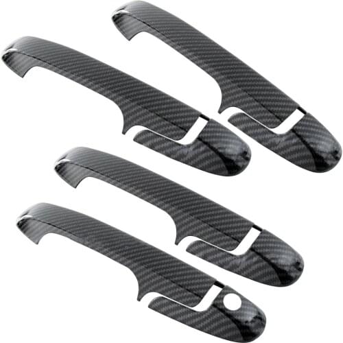 1 Set Car Black Side Door Handle Cover Trim Decoration Fit For Honda Accord Sedan 2003 2004 2005 2006 2007