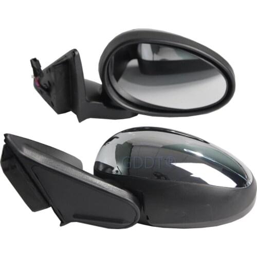 1 pcs LHD Chrome Side Mirror for Mg 7 Rear Glass Parking Glass Car Mirror 6 Wires No Fold or 8 Wires Auto Fold for Mg7