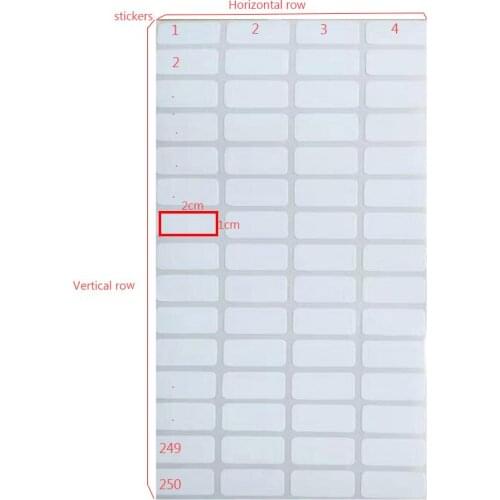 300pcs/500PCS stickers Classification Storage Distinguish Label Stickers Diamond Painting Accessory Embroidery Tools FH263