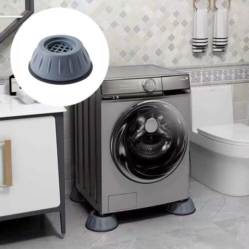 4Pcs Universal Anti-Vibration Feet Pads Washing Machine Rubber Mat Anti-Vibration Pad Dryer Refrigerator Base Fixed Non-Slip Pad