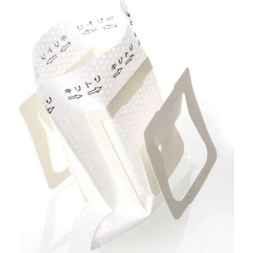 50Pcs Hanging Ear Style Coffee Filter Paper Bag Dripper Bag for Home Cafe
