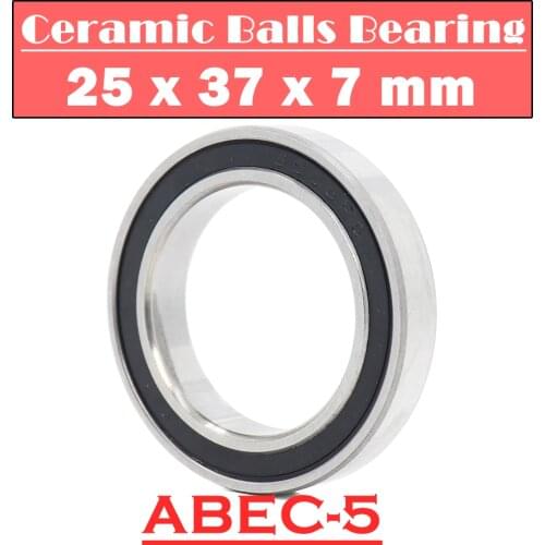 6805RS Hybrid Ceramic Bearing 25*37*7 mm ABEC-5 1PC Bicycle Bottom Brackets & Spares 6805 RS 2RS Si3N4 Ball Bearings 6805-2RS