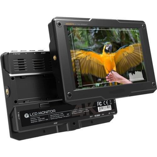 7 Inch 1800 nit Raspberry Pi 4 TouchScreen Rasberry 3 Portable Monitor RasPi 2 Zero Display 60Hz Raspberri Touch Screen HDMI USB