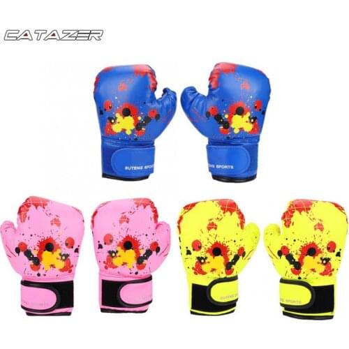 PU Boxing Gloves for Children Baby Girls Boys Punch Training Kids Fight Mitts Children Grappling Gloves for 2-11 Years Old Kids