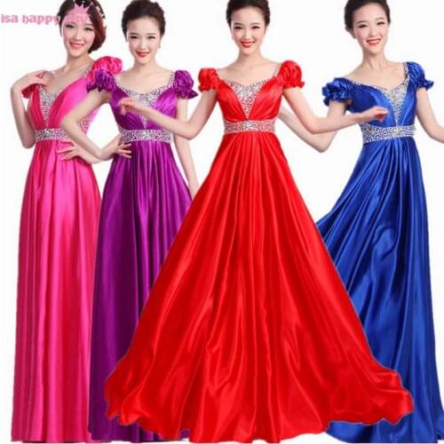 Purple brides maid formal royal blue satin sister of the bride dress modern bridesmaid dresses for parties plus size B3148