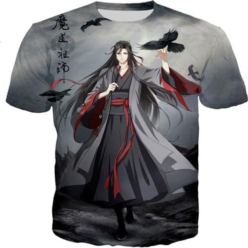 Anime MO DAO ZU SHI 3D Printed T Shirt New Men/women Tops Anime Casual Style Fashion Popular Streetwear Oversize Top