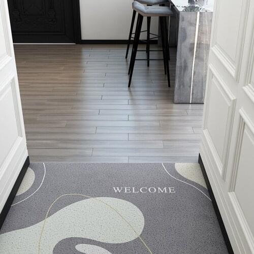 Custom Entrance Door Mat Carpet Bathroom Mat Kitchen Mat Household Mats Carpet Freely Cuttable Dustproof Non-slip PVC Door Mat