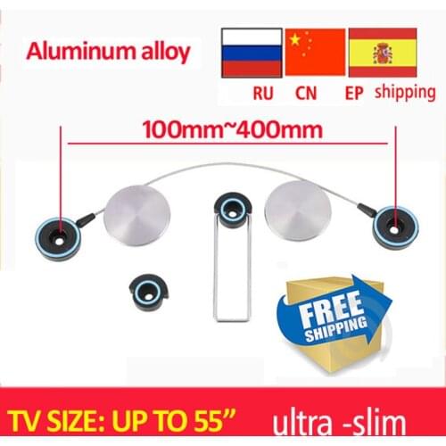 LED-100M free shipping aluminum alloy ultra Slim LED Bracket 15" 46"50" 55" LED Tv Mount Tv Wall Bracket Tv Holder Free Shipping