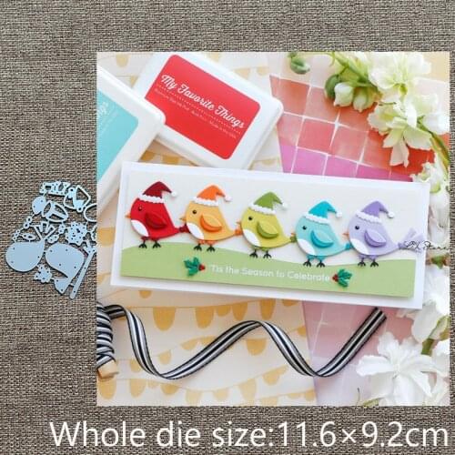 New Design Craft Metal stencil mold Cutting Dies branch birds decoration scrapbook die cuts Album Paper Card Craft Embossing