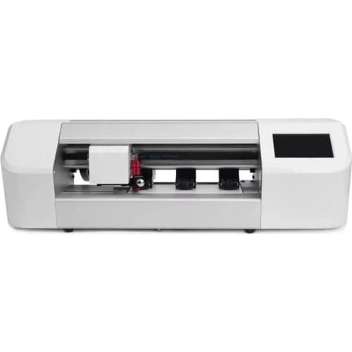 New all coverage Tempered Glass Screen Guard Protector Max 12.8 Inches Front black film cutting machine