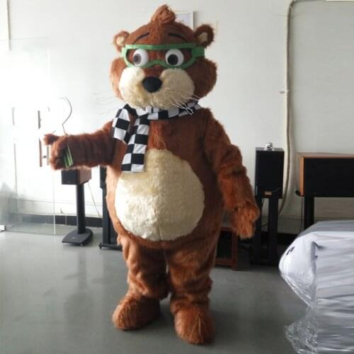 Ohlees Custom made Customized gopher Mascot costumes for Halloween party activity Fancy dress adult size free shipping