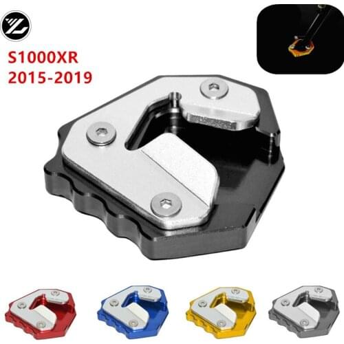 For BMW S1000XR S1000 XR 2014 2015 2016 2017 2018 Kickstand Foot Side Stand Extension Pad Motorcycle Accessories foot peg