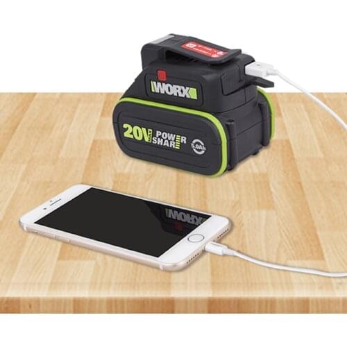 Worx USB Charging Stand Dual USB Output Two charging at the same time intelligently distribute current Emergency lighting LED