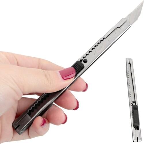 Student slide Handicraft Snap Off Snap-off Blade Cutter Knife Art Box Package Open Craft Tool Paper Sharp Office Stationery