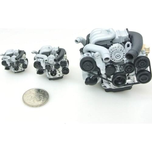 1/18 1/24 Scale Resin Die-cast Static Model RX7 13b Rotary Engine Engine Car Model Scene Layout Collection Decoration Toy