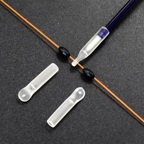 20Pcs Carp Fishing Silicone Float Adapters Transparent Silicone Flotador Quick Change Carp Float Beads for Carp Rigs Accessories