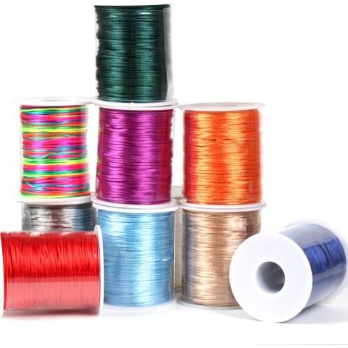 90 Meters/lot 1.5mm Nylon Cord Thread Chinese Knot Macrame Rope Bracelet Braided String DIY Tassels Beading String Thread