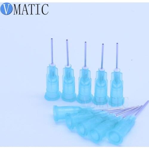 Free Shipping Non Sterilized 100Pcs 21G Blunt Dispensing Needle 1/2 Inch