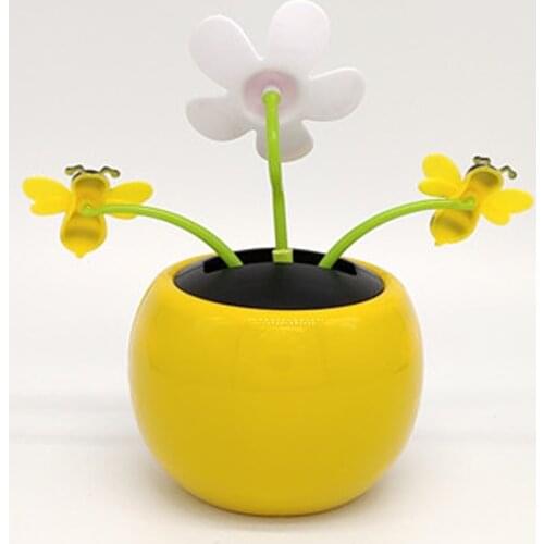 Solar Wobble Figure - Wobbly Flower - Solar Powered Solar Figure With Sunflower