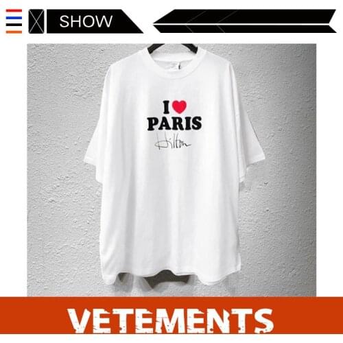 VETEMENTS French Street votements short sleeve T-shirt VTM wittermont 2020 ins casual loose short sleeve T-shirt