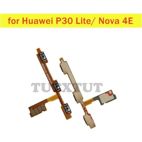For Huawei P30 Lite/ Nova 4e Power Volume Flex Cable ON OFF Side Button Switch Flex Cable Replacement Spare Parts