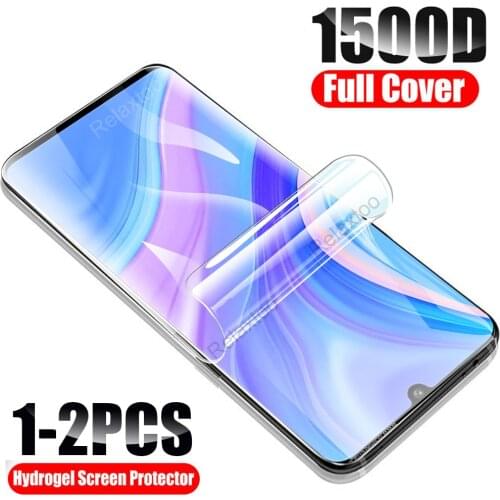 1-2Pcs Hydrogel Film Screen Protector For Huawei Y8p 2020 Y 8 p Soft Protective Film For Huawei Y5p Y6p Y 5 6 p not glass