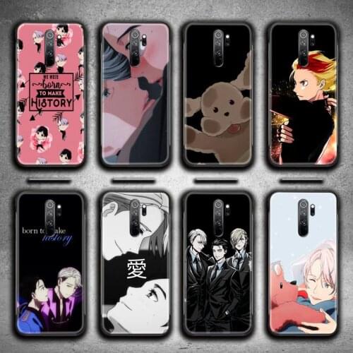 Hot Yuri On Ice Anime Phone Case for Redmi 9A 9 8A 7 6 6A Note 10 9 8 8T Pro Max K20 K30 Pro