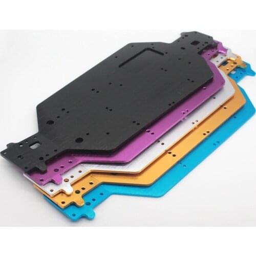 HSP 04001 03601 Aluminum Alloy Metal Chassis 1/10 Upgrade Parts For Buggy Monster Bigfoot Truck HSP 94107 94170 94118 94111