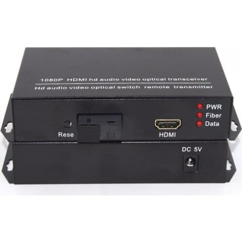 Jyttek 1080P HDMI Extender Fiber Converters Signal over Fiber S/M 20Km SC