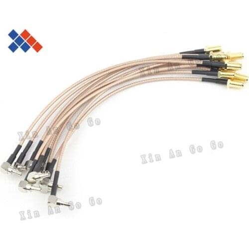 100pcs Antenna connector SMA female to CRC9 right angle RG316 15CM pigtail cable for huawei 3G 4G modem by EMS/DHL