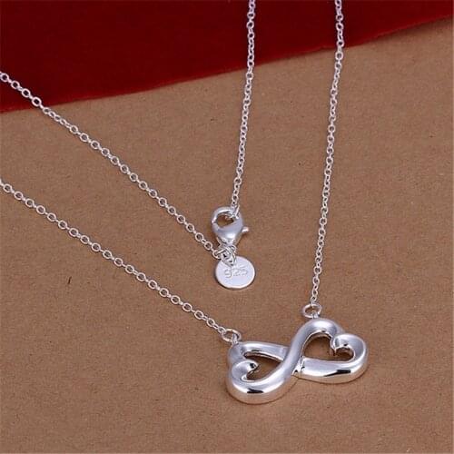 Fashion wholesale price charm silver color for women pendant cute Necklace Fashion trends Jewelry Gifts WEDDING N148