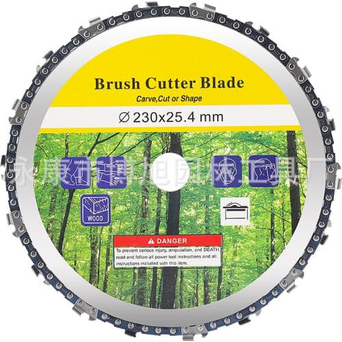 New 9 Inch Brush Cutter Blade Grass Cutter Parts Garden Tool Accessories 18-Tooth-Disc Chainsaw Grass Trimmer Blade Cutting Disc