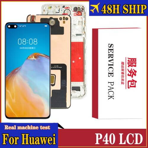 Original Screen for Huawei P40 AMOLED Display Digitizer Assembly Touch Display Apply to Huawei P40 Screen for ANA-AN00 ANA-TN00