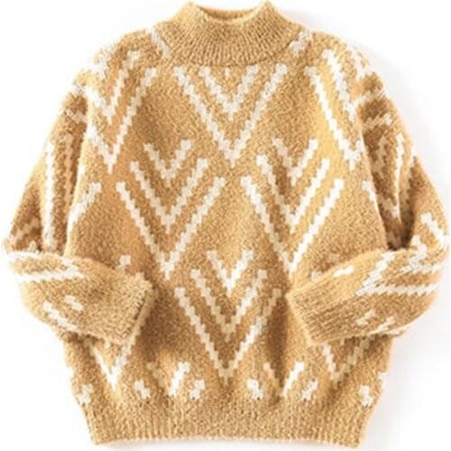 2021Autumn winter Baby Knitted pullover Children Clothing teenage Boys toddler Sweater Kids Spring Wear 2 3 4 6 8 years