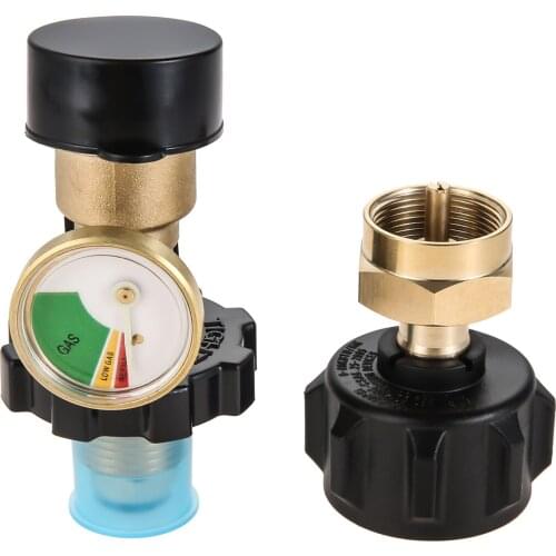 POL Propane Hose Adapter with QCC1 Regulator Valve Propane Refill Adapter for 1lb Propane Tanks