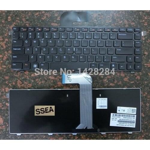 SSEA New laptop US black Keyboard For DELL Vostro 1440 1540 1550 2420 2520 3450 3460 3555 3560 V131 Free Shipping