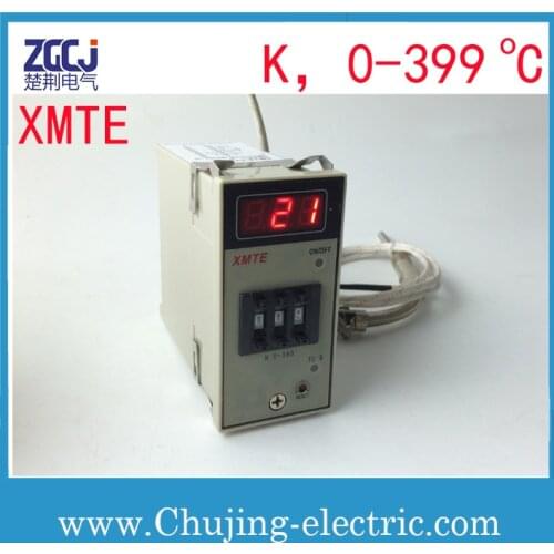 K 0-399 centigrade temperature controller XMTE2301 temperature meter centigrade detector K type thermocouple in stocks